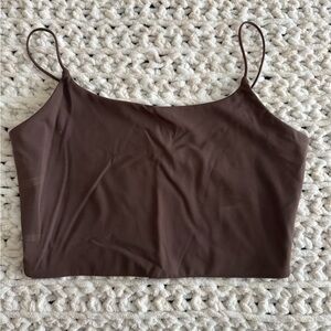 Garage Chocolate Brown Tank Top
